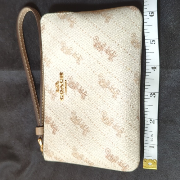 Coach Horse And Carriage Wristlet - Picture 5 of 7